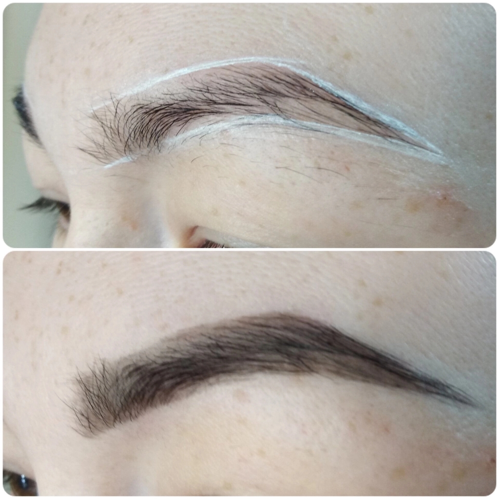 Оформление и покраска бровей (хна)