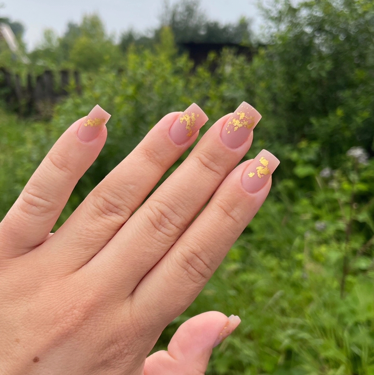 Дизайн поталь на все ногти , мастер Марина