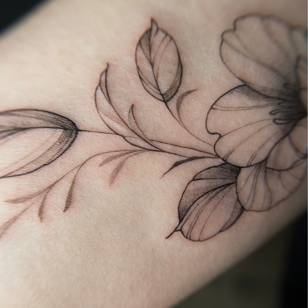 Тату большая до 15-20см