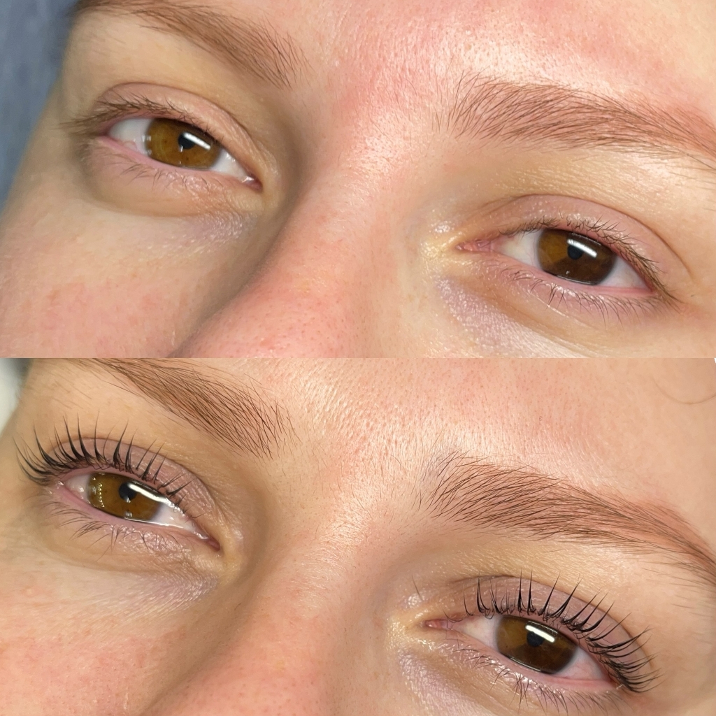 Ламинирование ресниц + ботокс + окрашивание