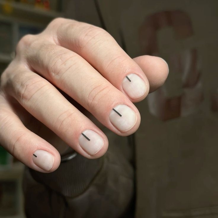 Мужской маникюр с покрытием