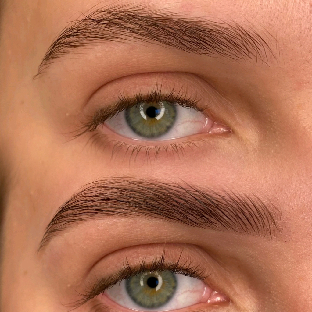 Окрашивание бровей