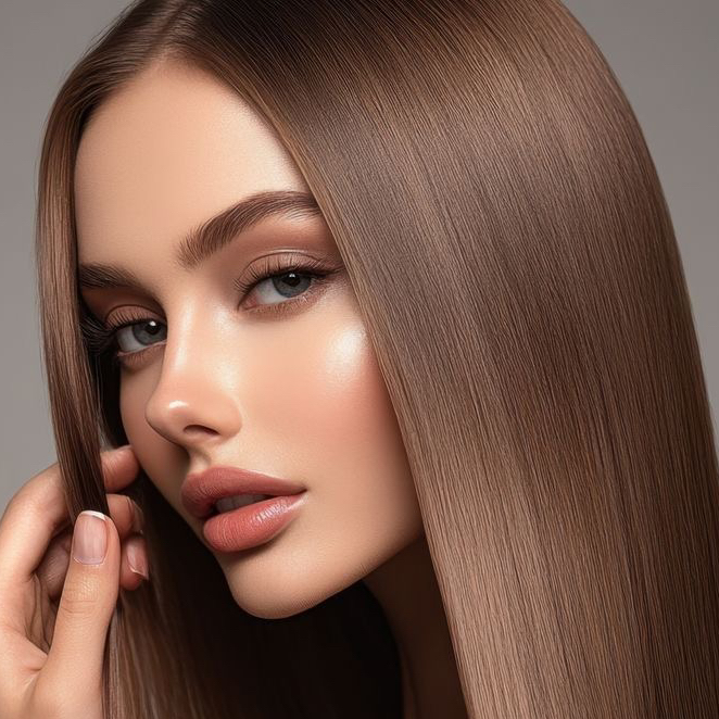 Кератин + Окрашивание (однотонное)