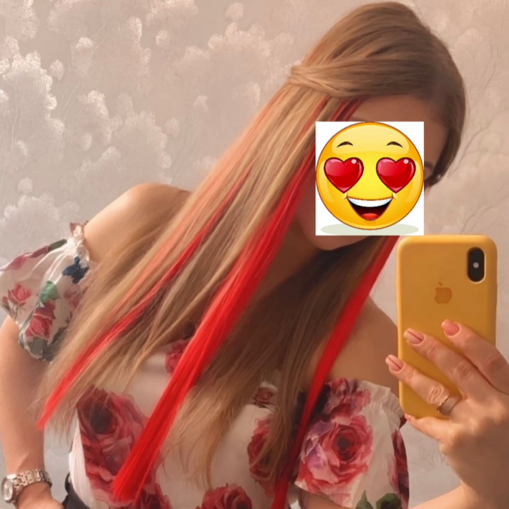 Наращивание волос ( цветные пряди ) 1 прядь 200р