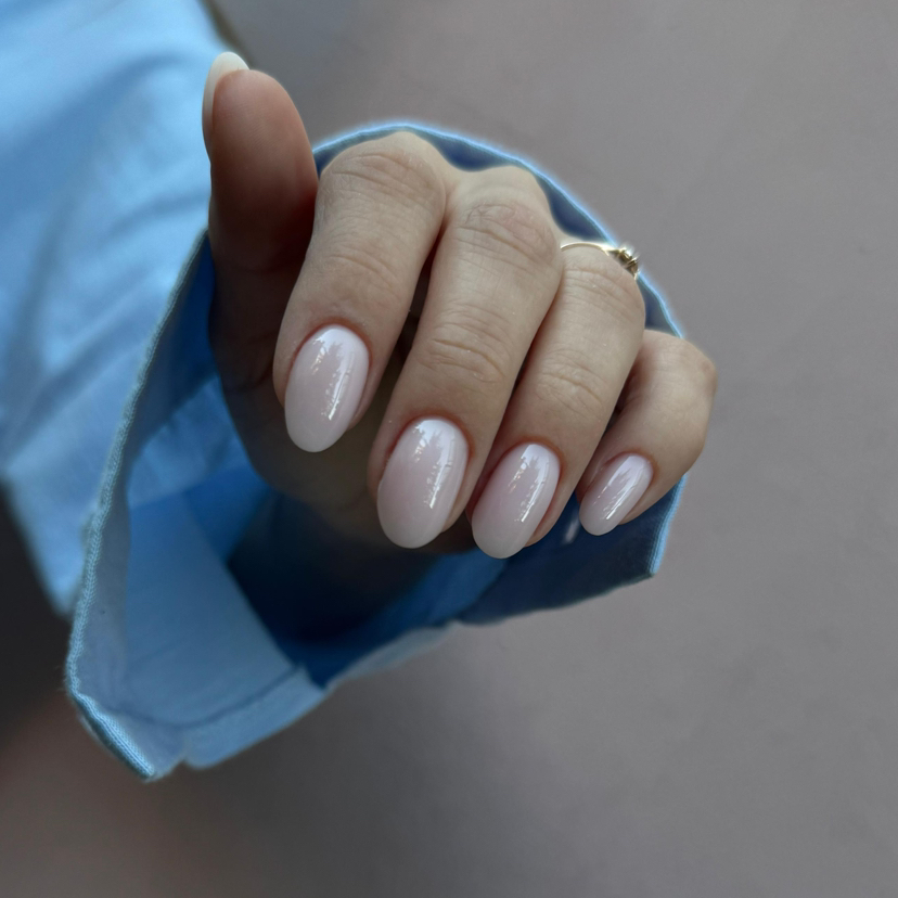 МАНИКЮР С ПОКРЫТИЕМ  (ногти средней длинны)