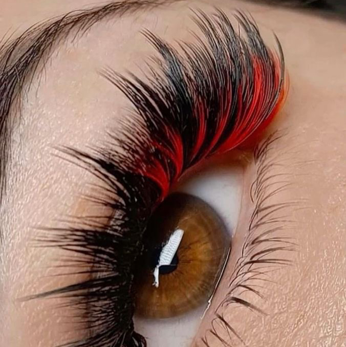 Добавить Цветные ресницы/Вставки