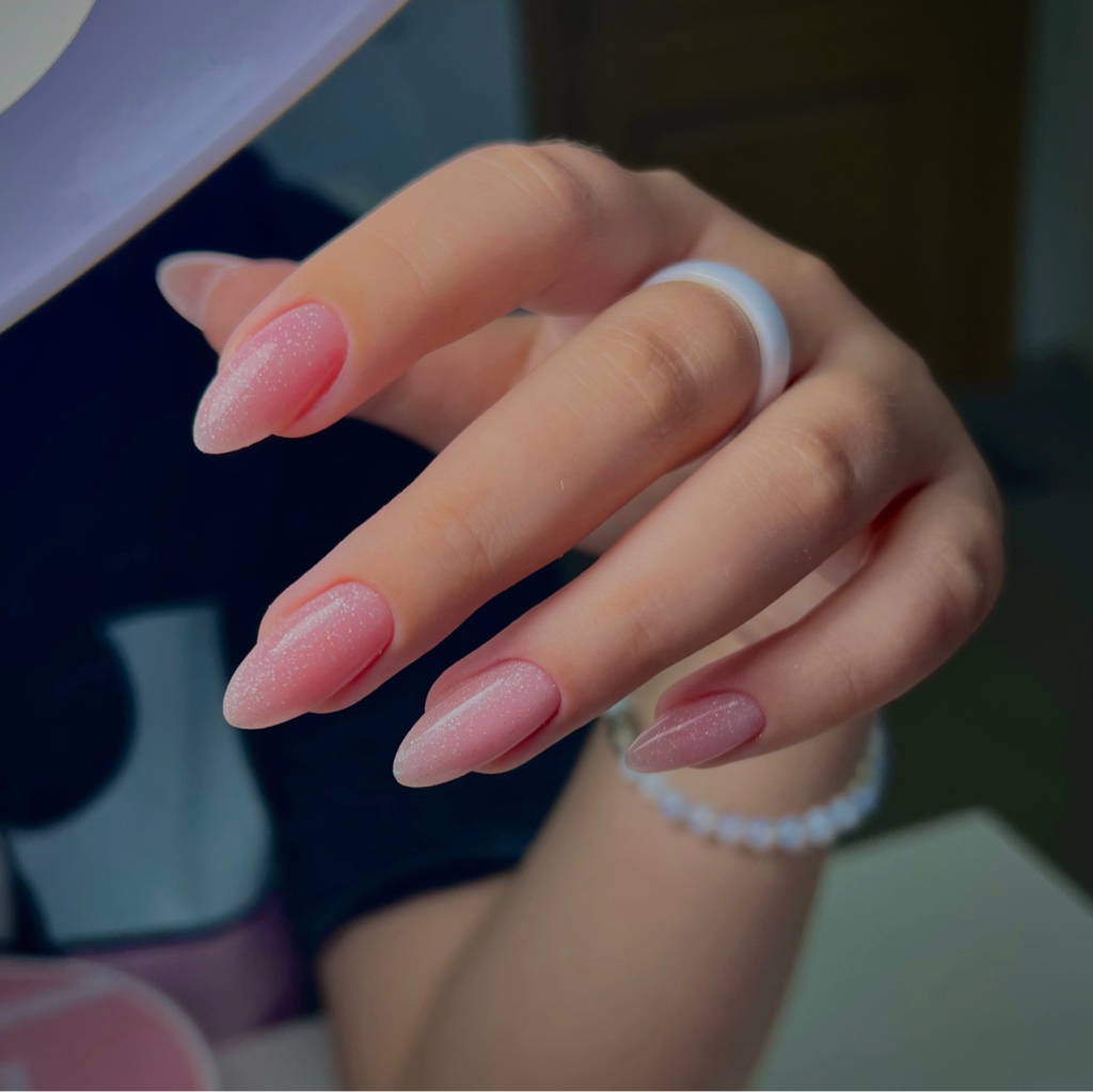 Маникюр с покрытием (длина M от 1 см)