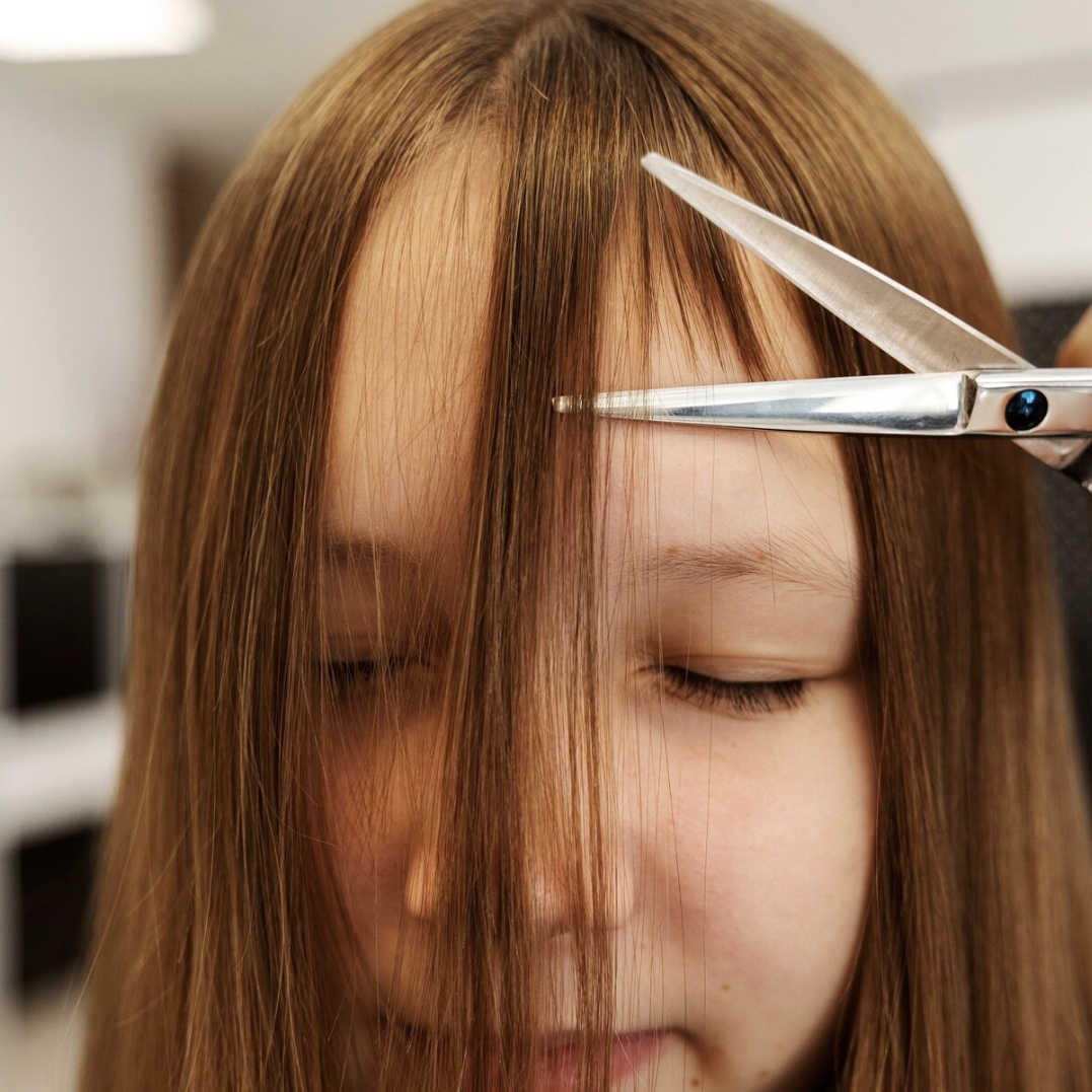 Стрижка чёлки