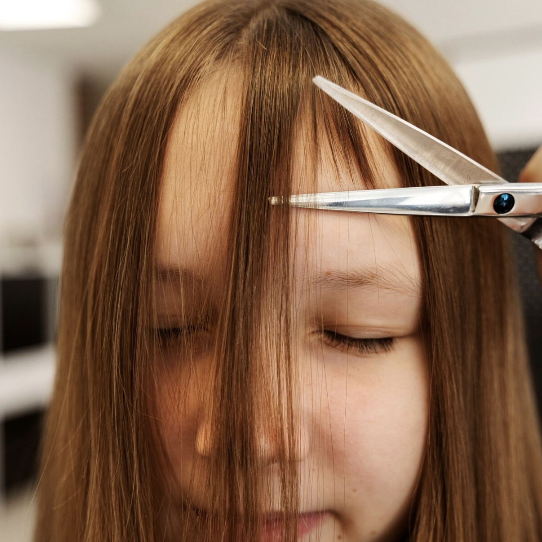 Стрижка чёлки