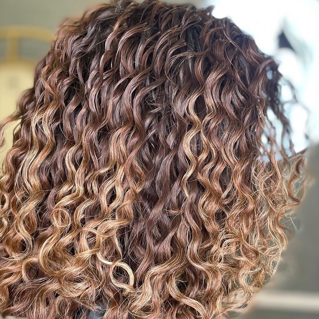 Биолоконы (биохимическая завивка волос) Длинные волосы