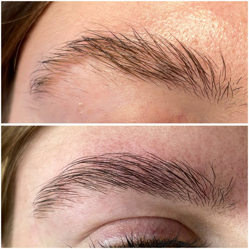 Коррекция бровей