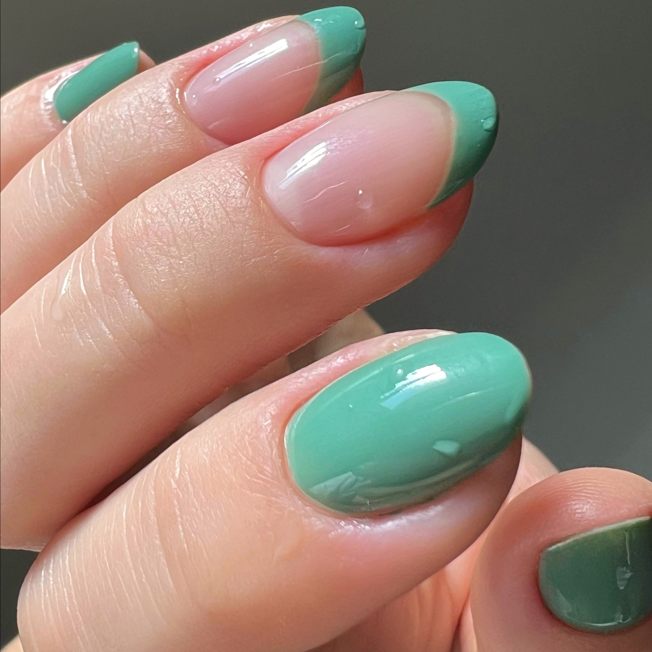 Gel polish manicure