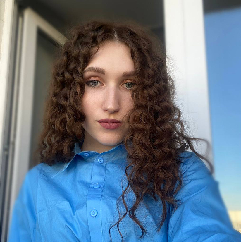 Афро кудри на плойку (по лопатки)