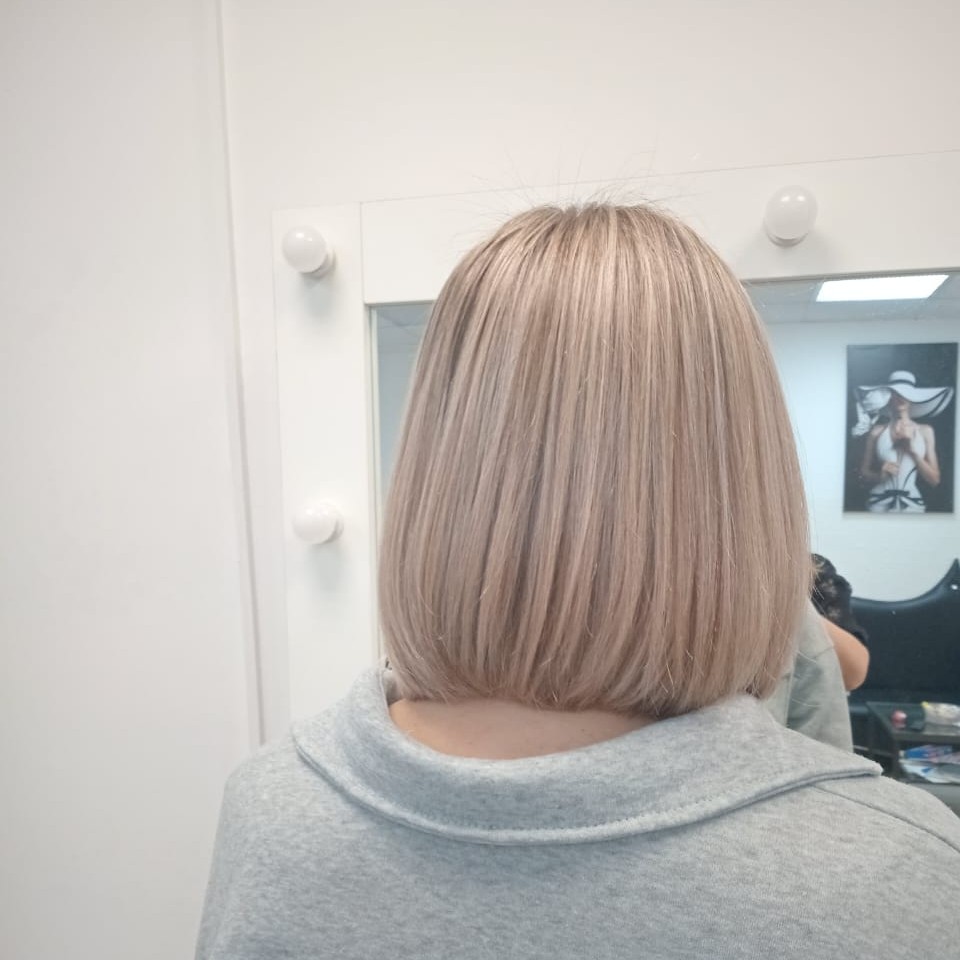 Мелирование волос с тонированием (длинные волосы)