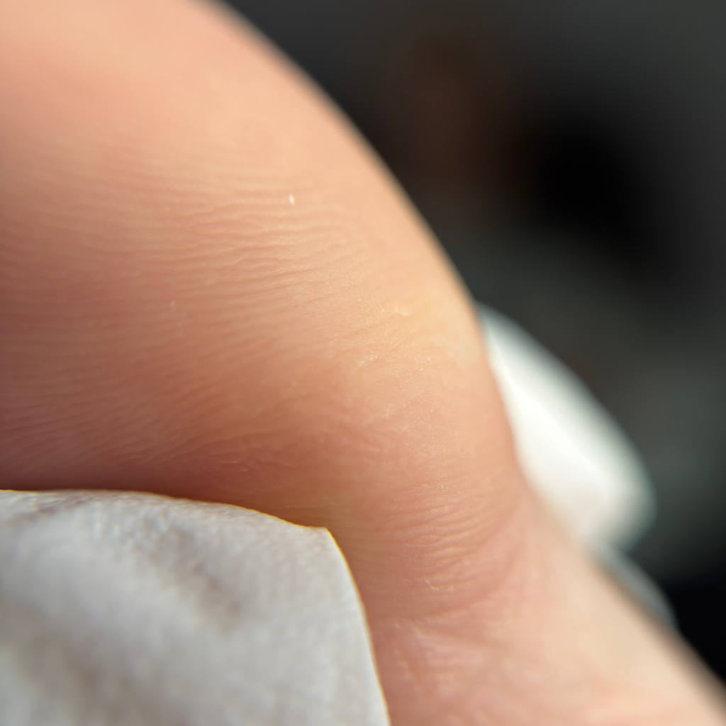 Педикюр полный без покрытия