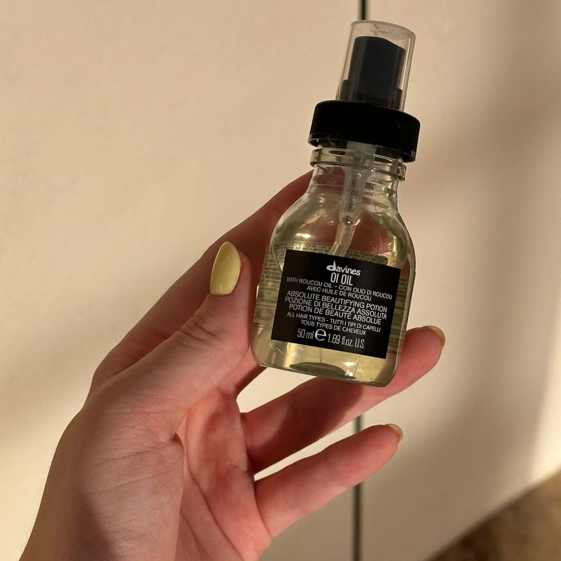 Уходовые процедуры. Уход Davines OiI