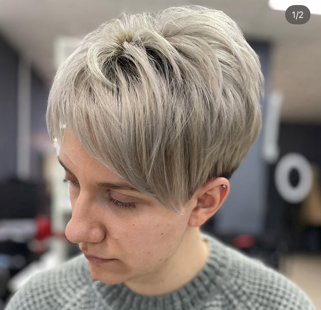 Укладка волос короткие