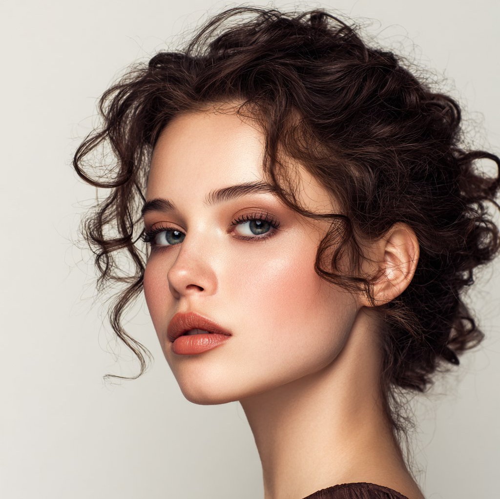 Макияж + собранная прическа