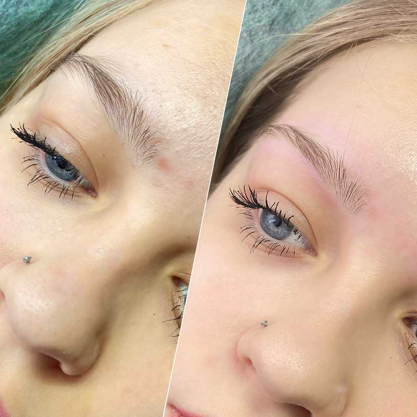 Коррекция бровей