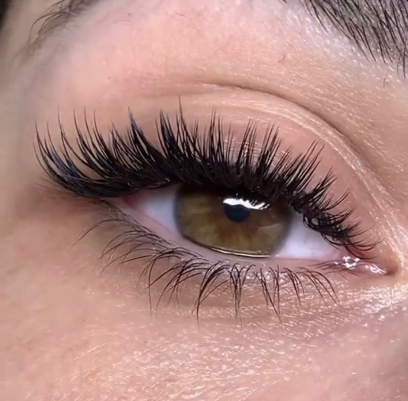 Эффект накрашенных ресниц