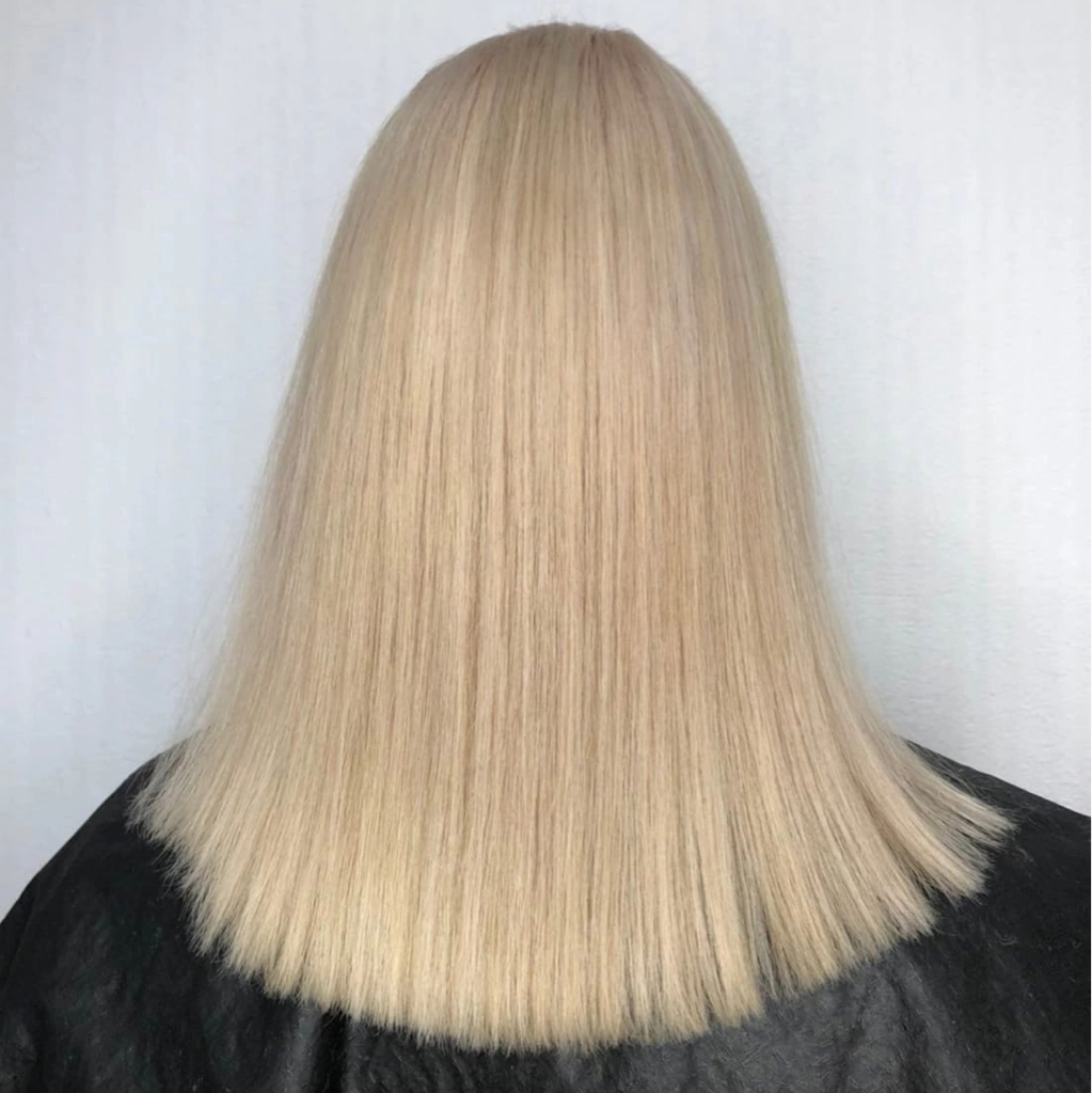 Блондирование, средние волосы