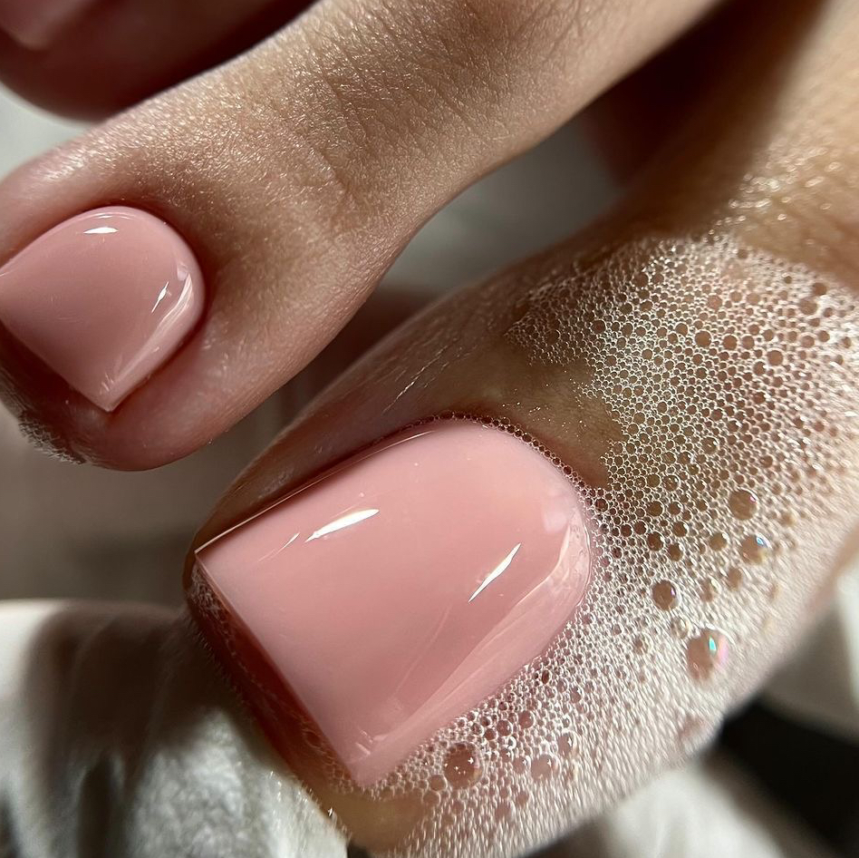 Педикюр Пальчики с покрытием гель лак