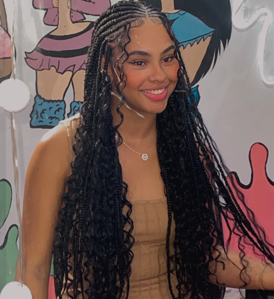 Fulani braids com Box braids