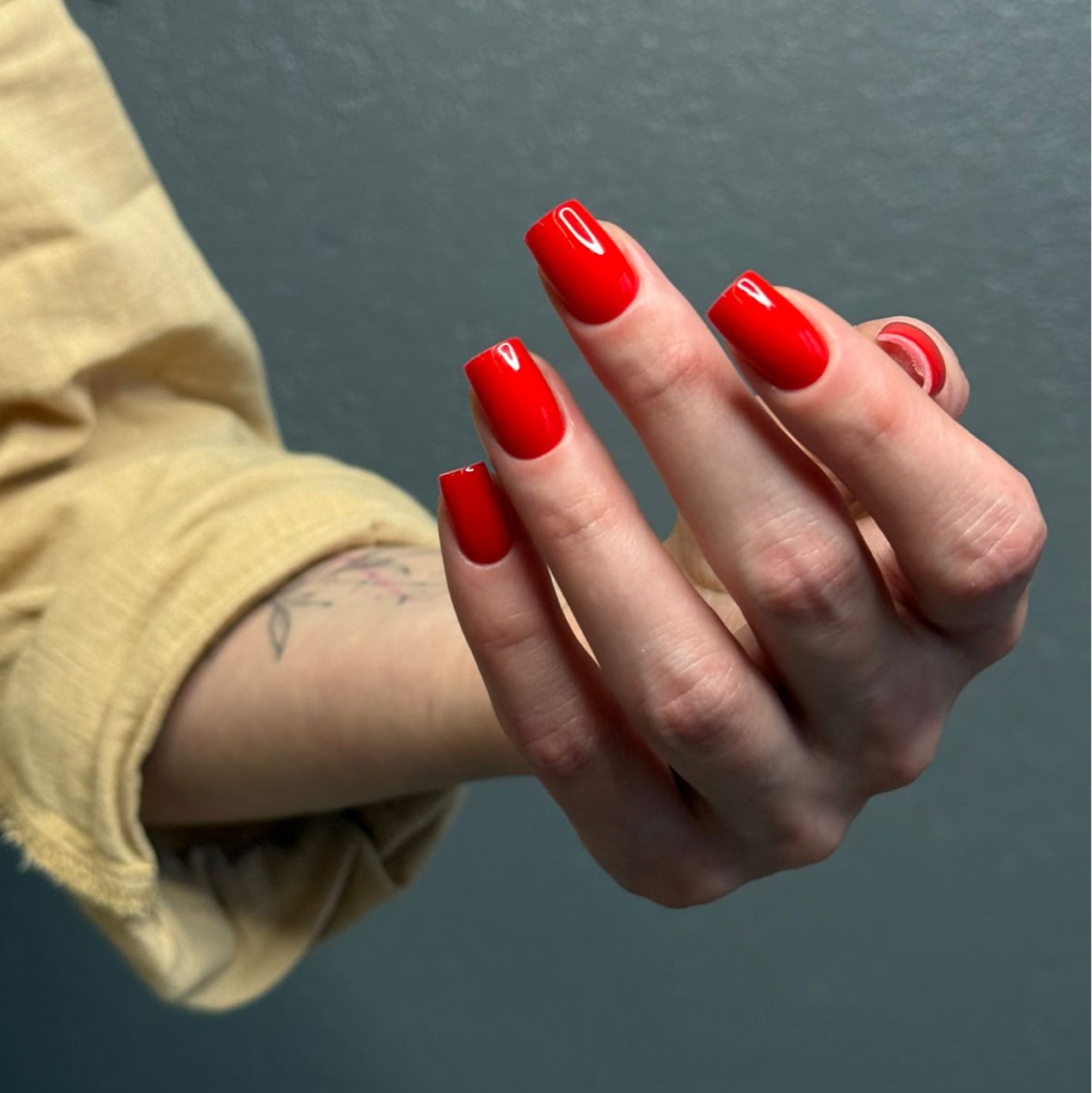 Гель лак в один тон