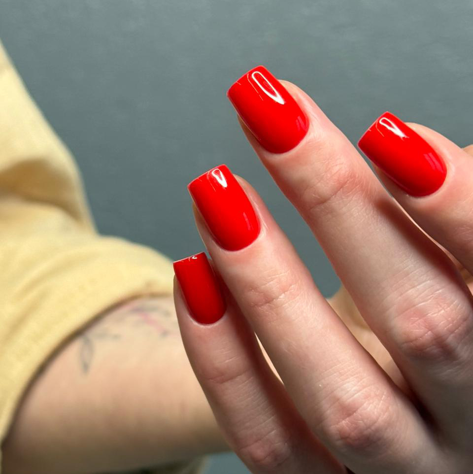 Гель лак в один тон