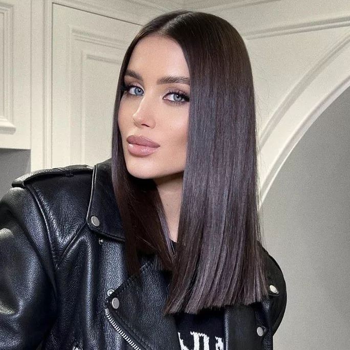 Кератиновое выпрямление волос, длина до лопаток