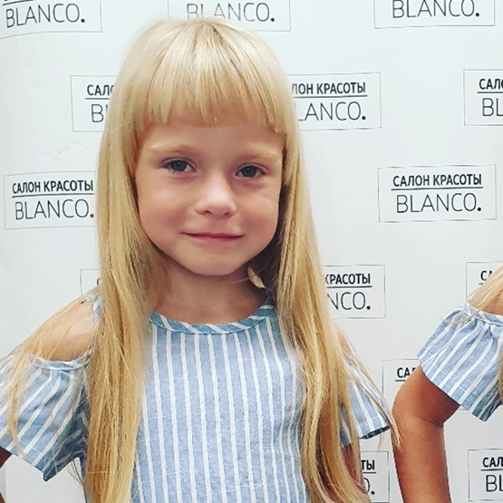 детская стрижка с 3-7 лет девочка