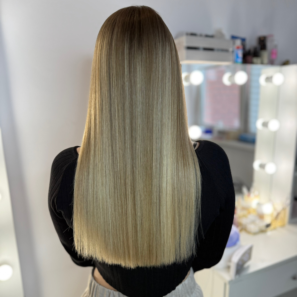 Кератиновое выпрямление волос