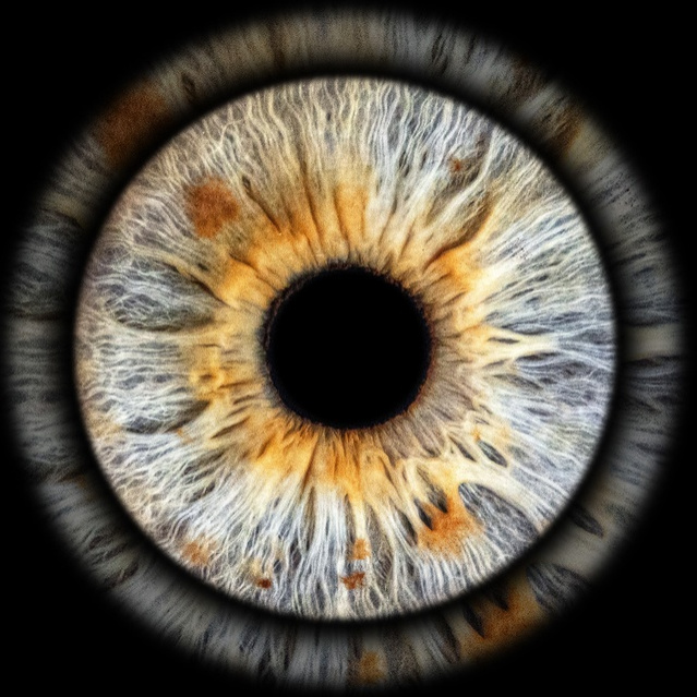 Эффект на одну радужку