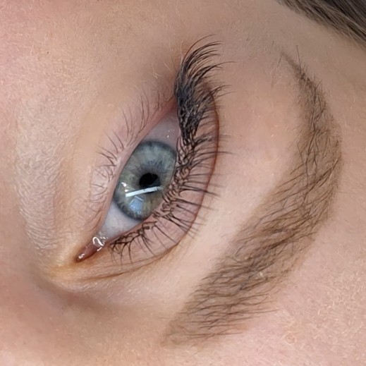 Наращивание 2д + брови