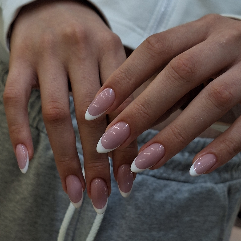 Маникюр с покрытием + френч