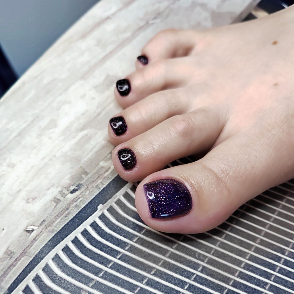 Обработка пальцев с покрытием гель лака