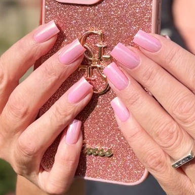 Маникюр с покрытием гель-лак (кошачий глаз,втирка,растяжка блестками) )