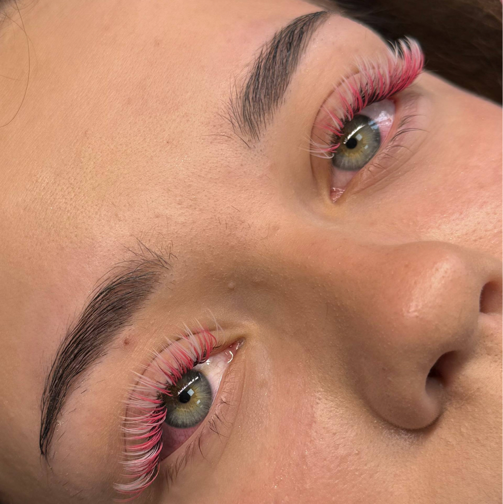 цветные ресницы