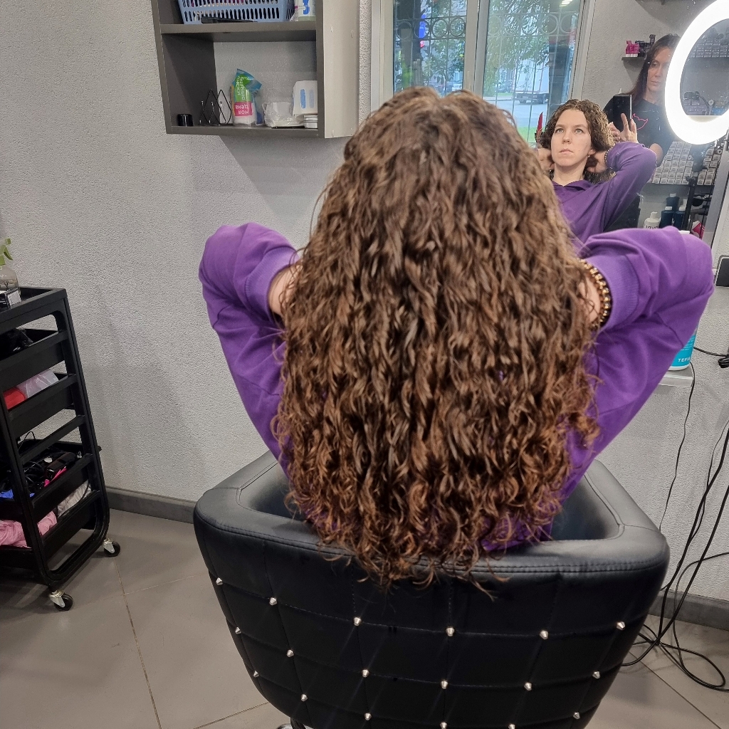 биозавивка на средние/длинные волосы