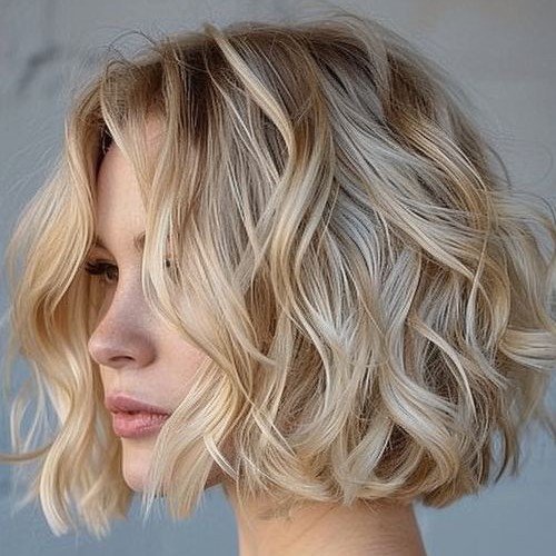 Стрижка женская средняя длина (до плеч)