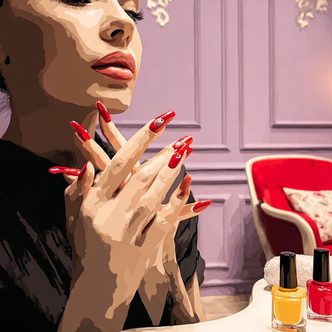 Восстановление глянцевого блеска маникюра