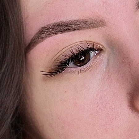 Наращивание 3Д + брови