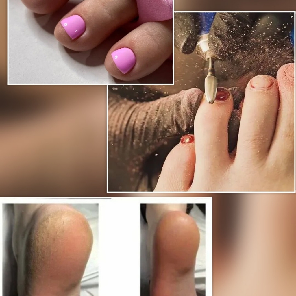 Педикюр с покрытием гель лак и обработкой пяток ( со снятием)