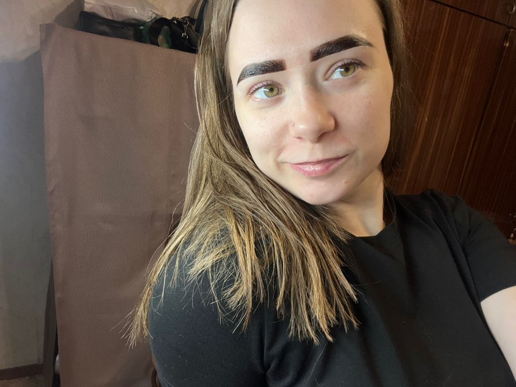 Окрашивание бровей (с формой, без коррекции)