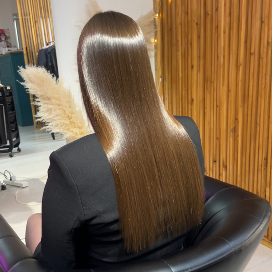 Кератиновое выпрямление