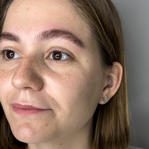 Моделирование/Восстановление бровей с окрашиванием