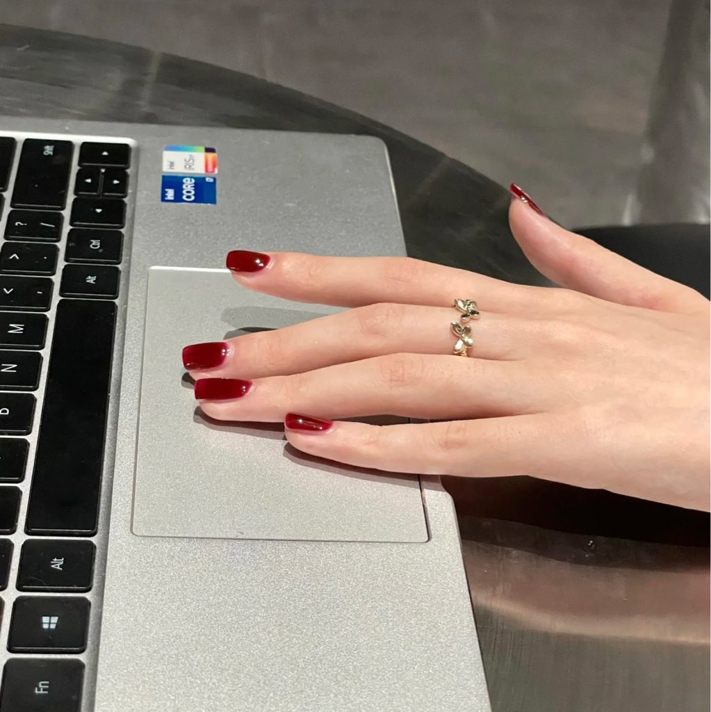 Maniküre mit 1 Farbe