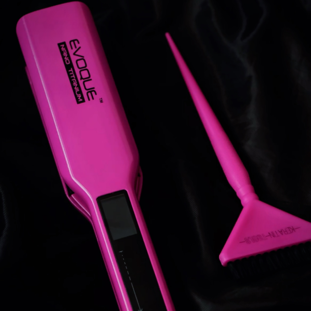 Кератиновое выпрямление волос