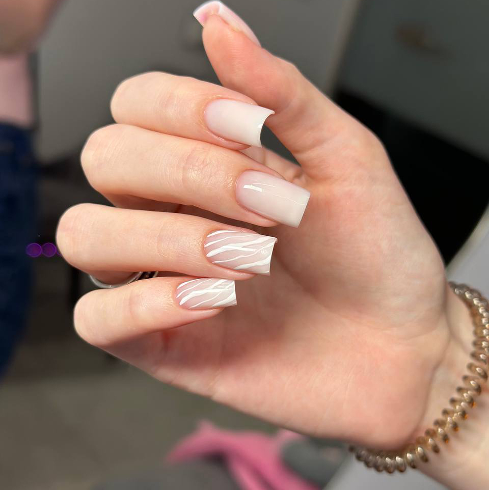 Маникюр с покрытием + дизайн S