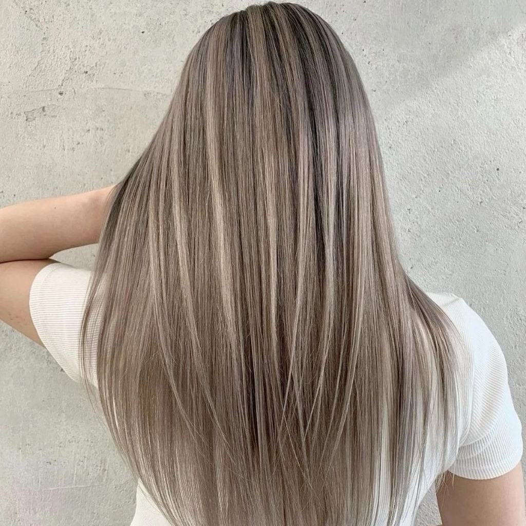 Мелирование волос. Волосы до лопаток